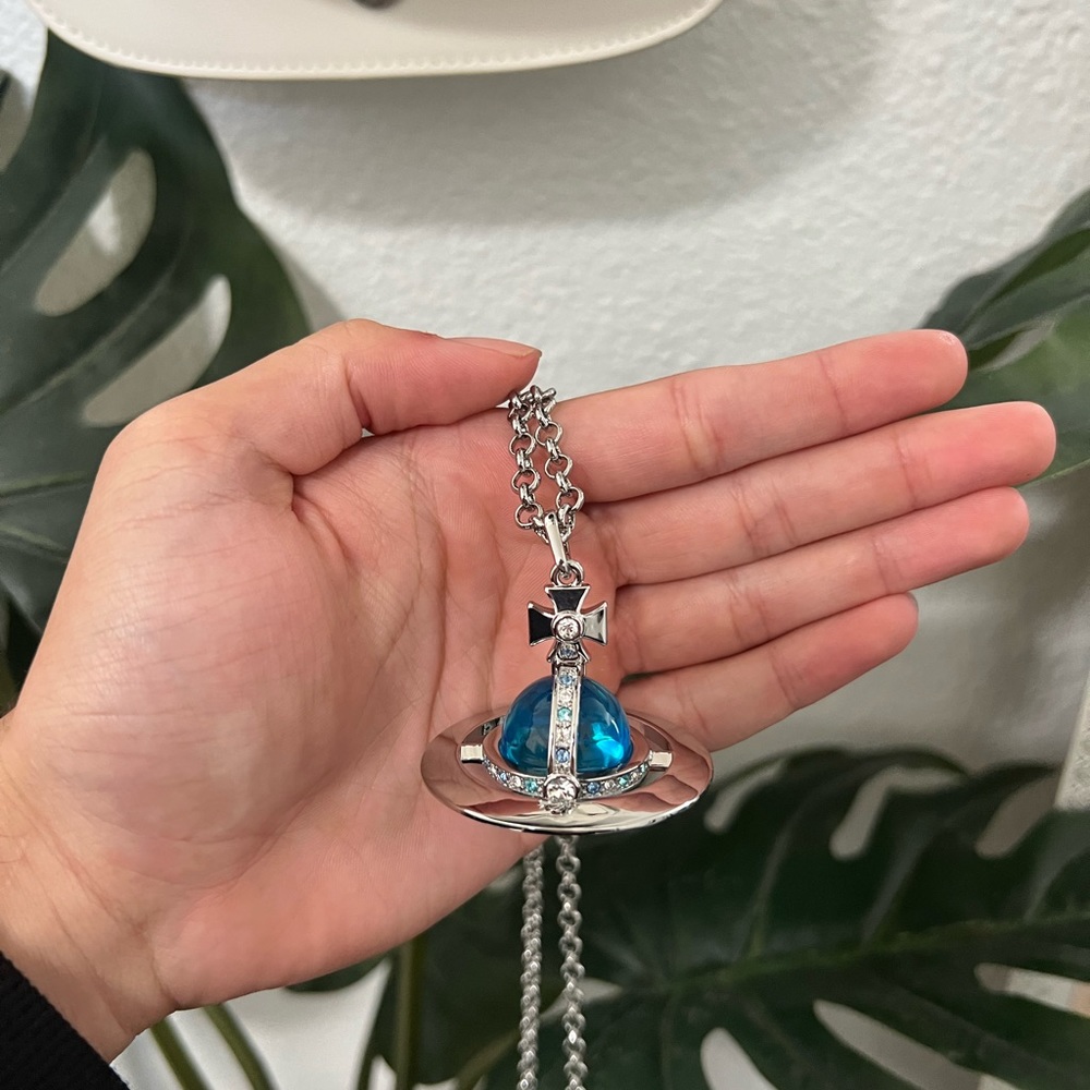 Vivienne Westwood | Jewelry | Vivienne Westwood Blue Orb Necklace